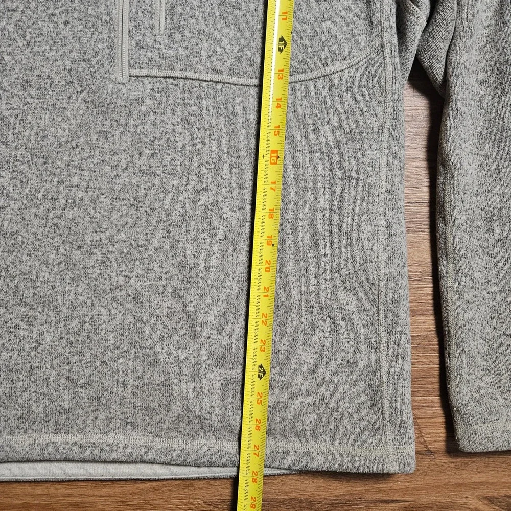 The North Face Gordon Lyons 1/4 Zip Fleece Pullover‎ L Heather Gray Gorpcore